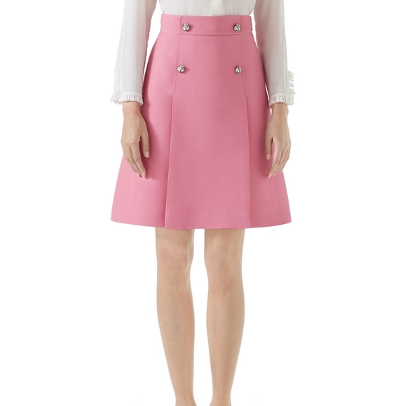 Gucci high-waist a-line cady crepe skirt - Picture 2 of 8